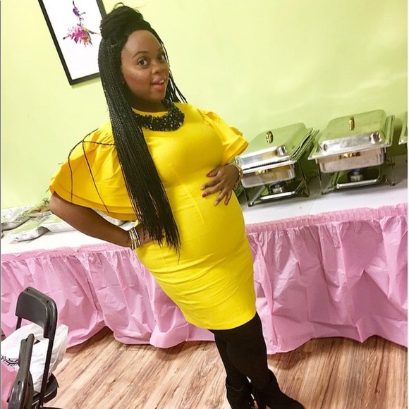 Knee length butterfly sleeve midi dress - Picture 1 of 1